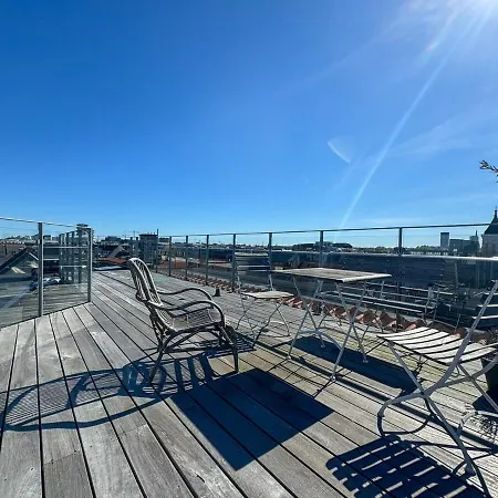 Penthouse With Panoramic Private Terrace * Kopenhaga