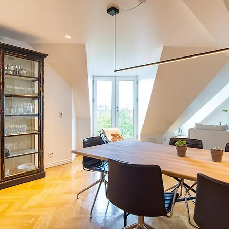 Penthouse With Panoramic Private Terrace * Kopenhaga