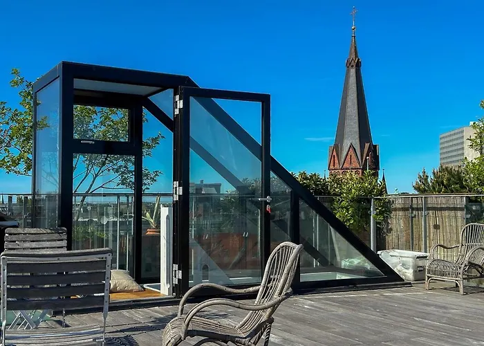 Penthouse With Panoramic Private Terrace Копенгаген