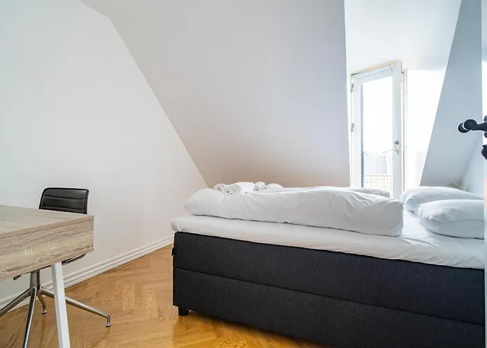 Penthouse With Panoramic Private Terrace * Kopenhaga