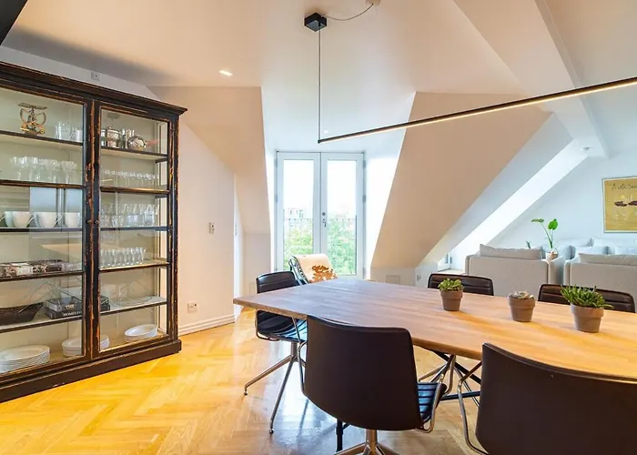 Penthouse With Panoramic Private Terrace * Kodaň